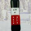 Handmade Fused Glass Soldier Hanging Christmas Decoration 