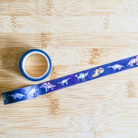 Dinosaur Stargazersaurus Washi Tape -  15mm x 5m