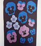 Purple Pansy tea-towel - Super Seconds Festival  - Image 2