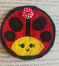 Felt Ladybird bookmark,bookworm gift,childrens book gift,book accessory. - Image 2