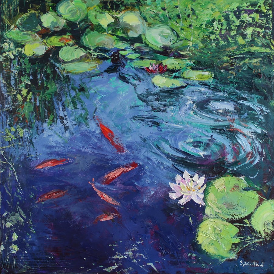 Fine Art Card Garden Fish