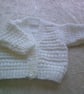 Fancy Rib 14 inch V Neck Cardigan - Image 2
