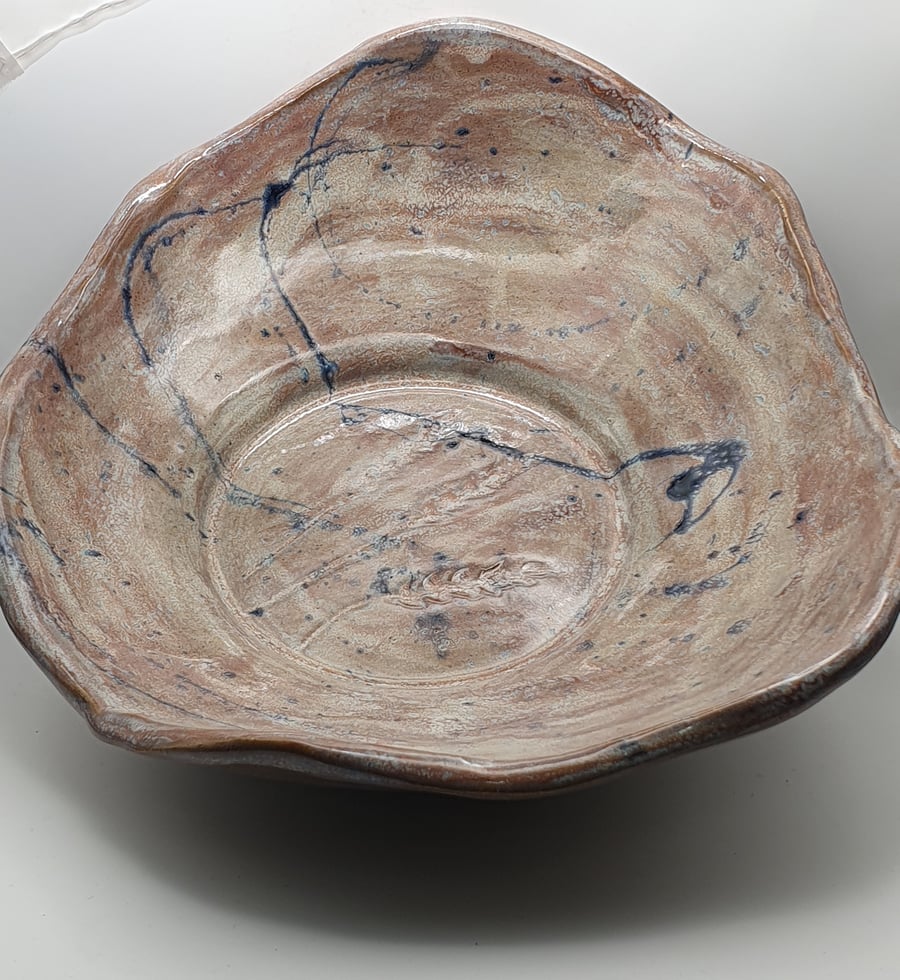 Large stoneware bowl