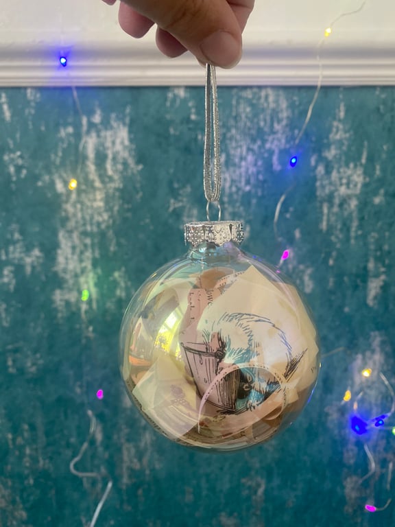 Paddington Bear Glass Bauble