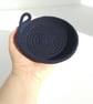 Navy Blue Coiled Rope Trinket Dish - Image 3