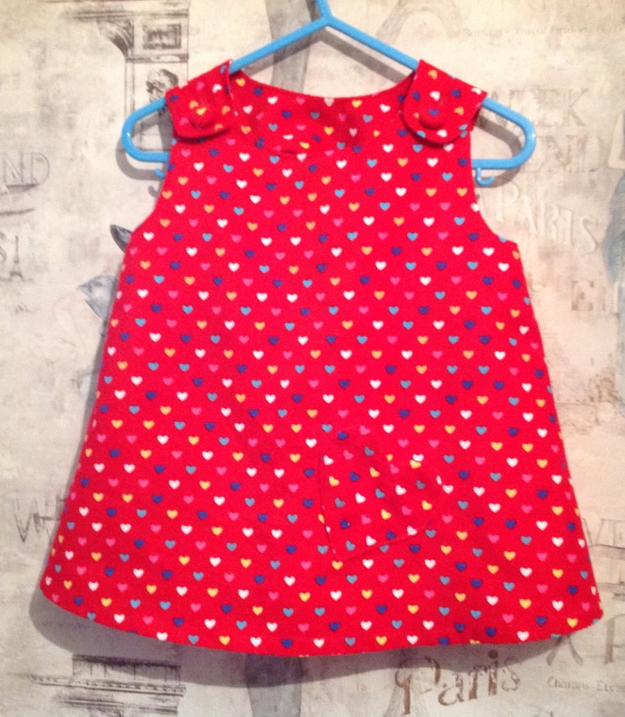 Red Cord Top Age 6-12 months