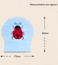 Ladybird Tealight Covers - Embroidered Felt Garden Decor - Image 4