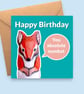Funny Numbat Birthday Card - You Absolute Numbat - Australian Wildlife Card