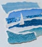 Turn the Tide - Original miniature collage. Unmounted  - Image 4
