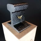 Railtrack Clock - Made from a Salvaged Used Rail