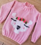Knitting Pattern for Llama Chunky Child's Sweater, 4-11 years. Digital PDF - Image 4