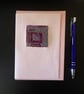 Individually Hand Crafted Embroidered Tapestry Blank Card - Image 1