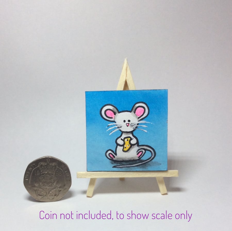 Mouse and cheese painting 
