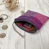 Harris Tweed and Scottish Linen Coin Purse, Credit Card Purse