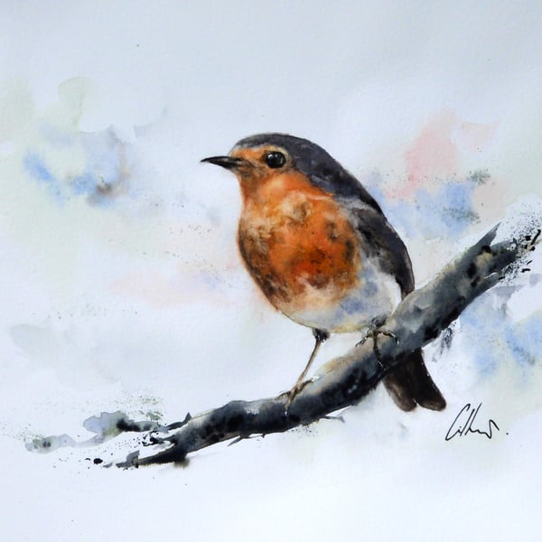 Robin, Professional Giclée Print.