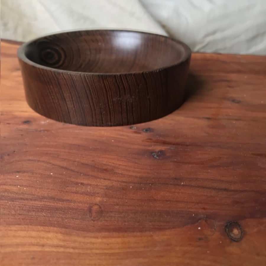 Wenge coin or key dish