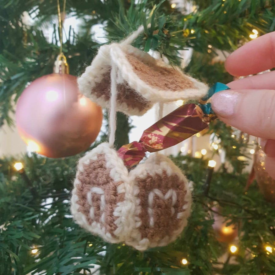Crochet Gingerbread Ornament