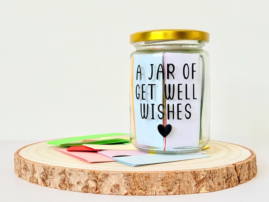 A Jar of Get Well Wishes, Positive Quotes, Encouraging Messages, Thinking of You