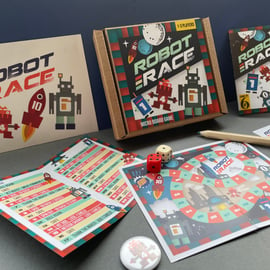 ROBOT RACE - MICRO BOARD GAME