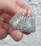 Sea Urchin Square Earrings - Image 1