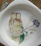Tawny Owl bone china Teabag Tidy - Image 3