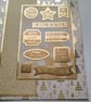 Christmas Sentiments Card - Gold Foiled Multi Sentiment Card - Image 6