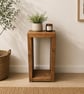 Handmade Rustic Wooden Hallway Cabinet: Farmhouse Console Table - Image 1