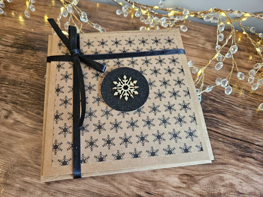 Rustic Handcrafted Christmas Cards 