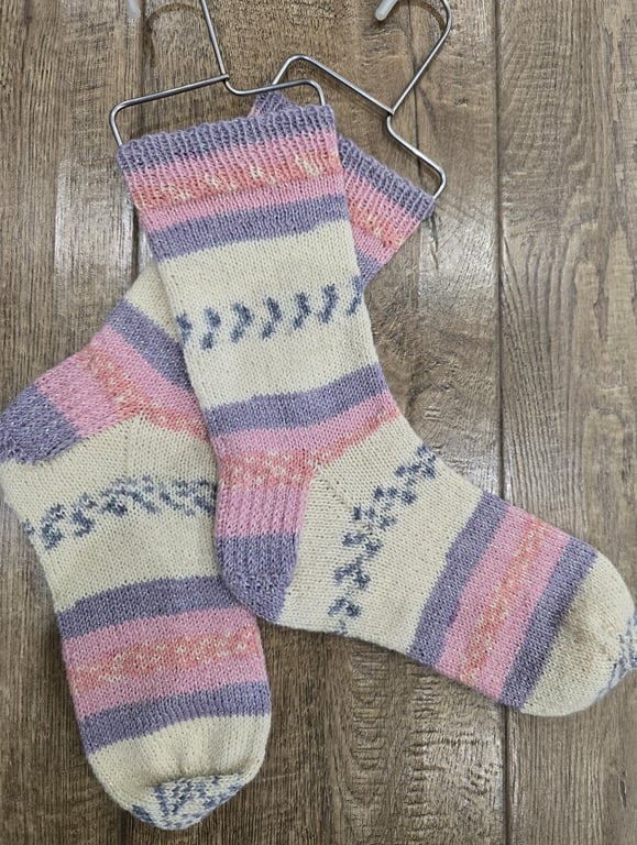 Handmade Boot Socks 5-6 with a twinkle