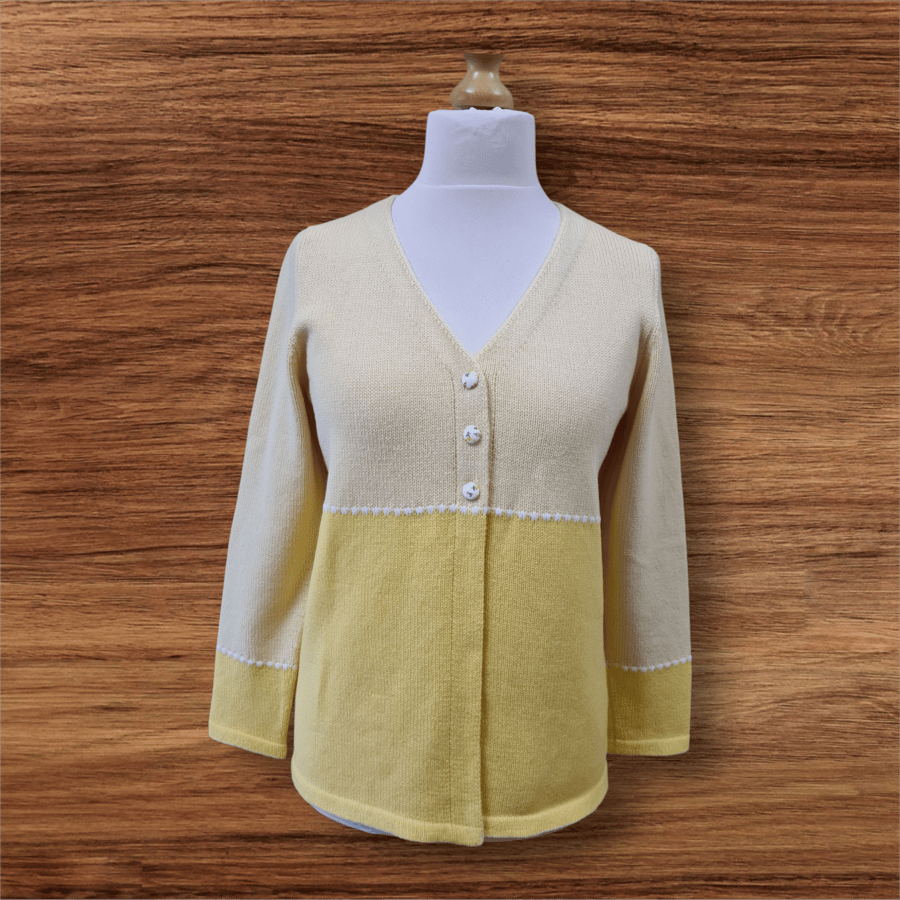 Lambswool cardigan size 14