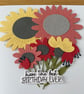 Handmade Floral Birthday Card - Image 3