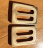 1 & 34" (44mm) Polyester Horn Slide Buckle VINTAGE... - Image 4