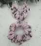 Scottie dog, pink clip on bow and scrunchie hair set.  - Image 4