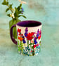 Poppies and lavender Mug - Image 1