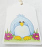Little Blue Bird Gift Tags - set of 4 tags - Image 4