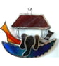 Noahs Ark Suncatcher Stained Glass Handmade 035 - Image 5