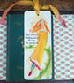 Hand drawn bookmark ' spring blossom'' - Image 8