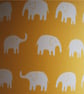 Handmade Drum Lampshade in Daiwabo's Japanese Tip Top Elephants Fabric - Image 3