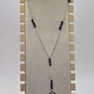 Rose charm necklace - Y Shaped 