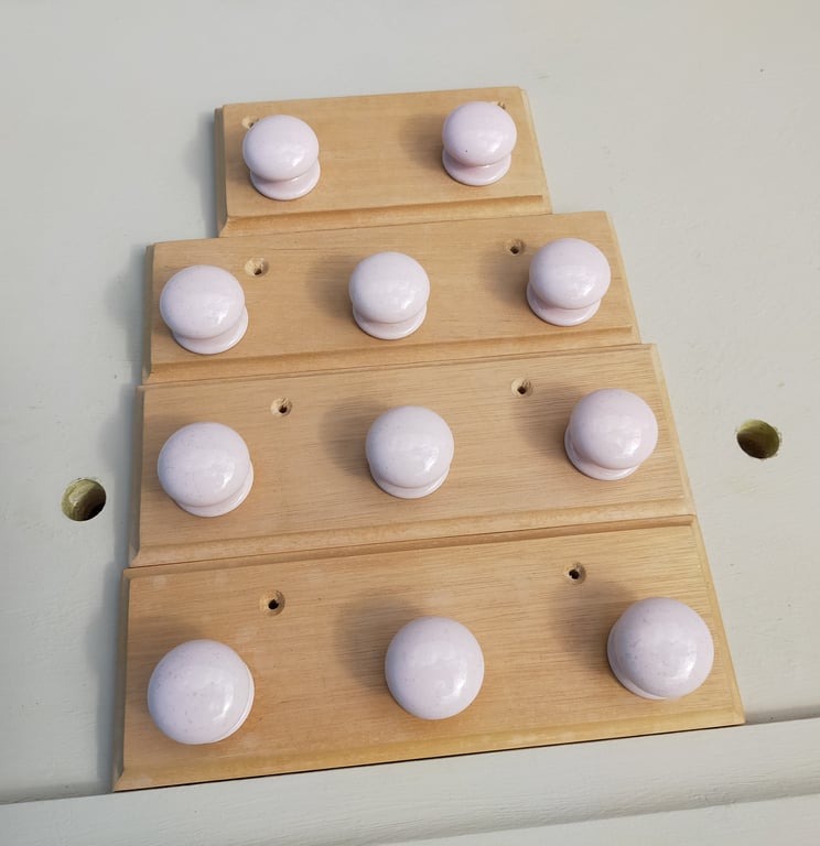 Pink Ceramic Shabby Chic Jewellery Racks