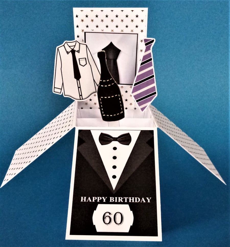 Men's 60th Birthday Card 