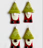 Glass Christmas Gnome Hanging Decoration - Seconds - Image 2