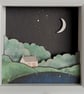 Shell Cottage Diorama, Miniature Picture, Countryside Picture - Image 2