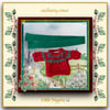 Little Nipper Red and Green Striped Jumper and Matching Scarf