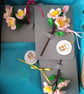 Medium Felt Flowers Card  - Cherry Blossom - Image 4