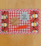 Waiting for Santa mug rug with penguins - Image 1