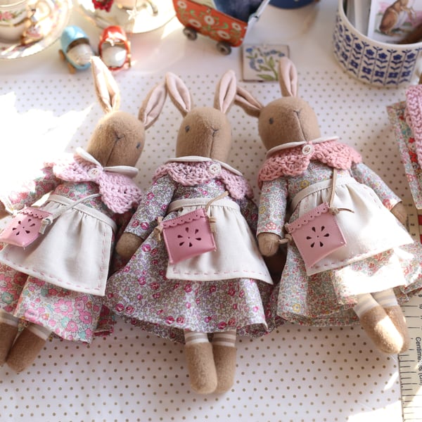 Reserved listing for Janice - 2 baby Liberty Bunnies