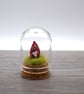 small glass wisp keepsake figure