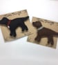 Labrador brooch or keyring - Image 1