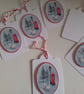 Christmas gift tags. Geese tags. Ref 490
